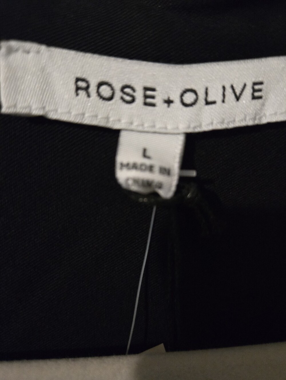 Rose & Olive Black Short-Sleeve Button Front Shirt - Picture 2 of 6